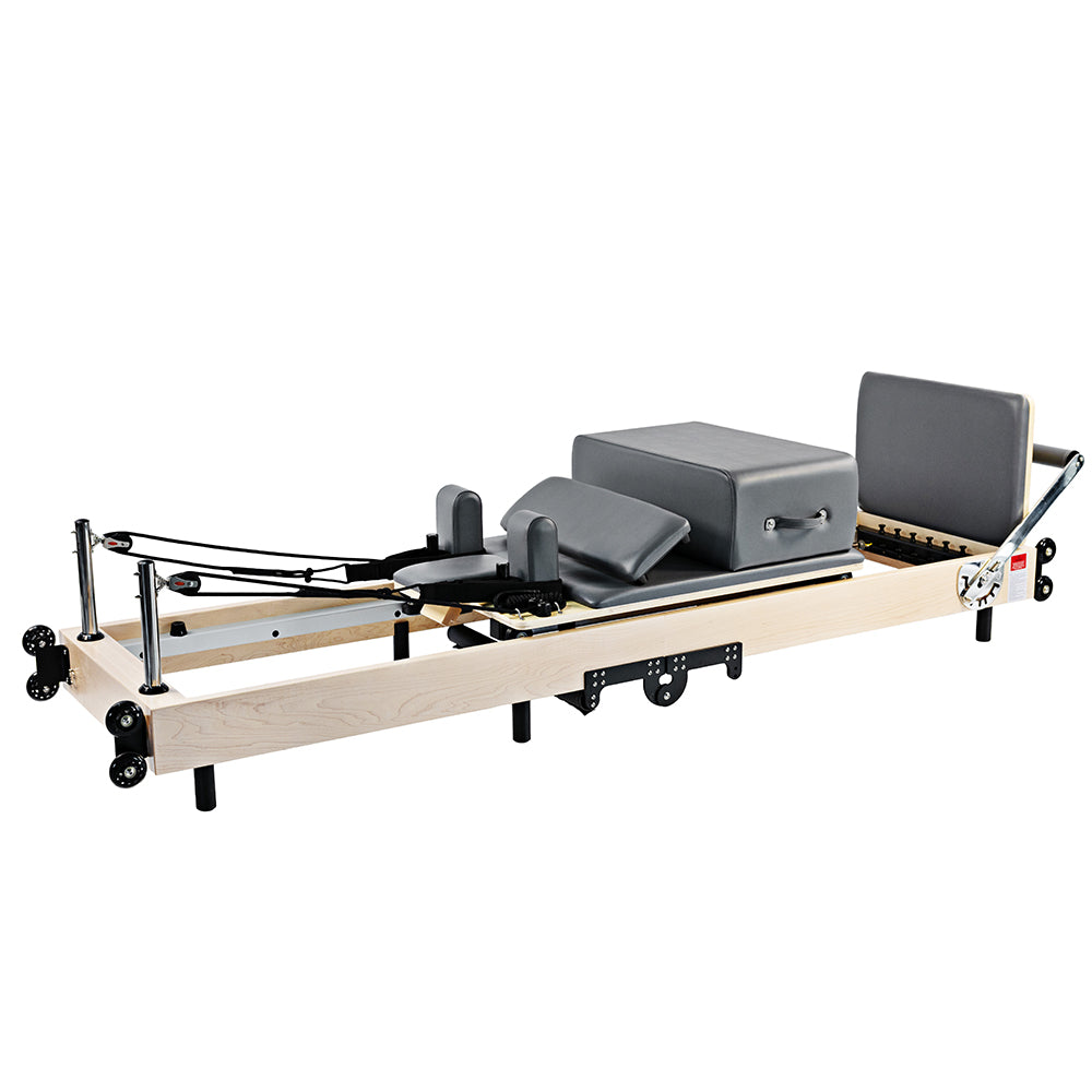 Folding Pilates reformer