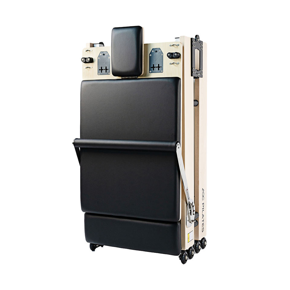 Folding Pilates reformer