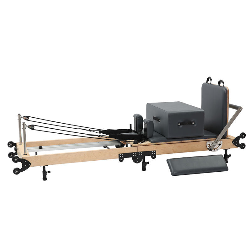 Folding Pilates reformer