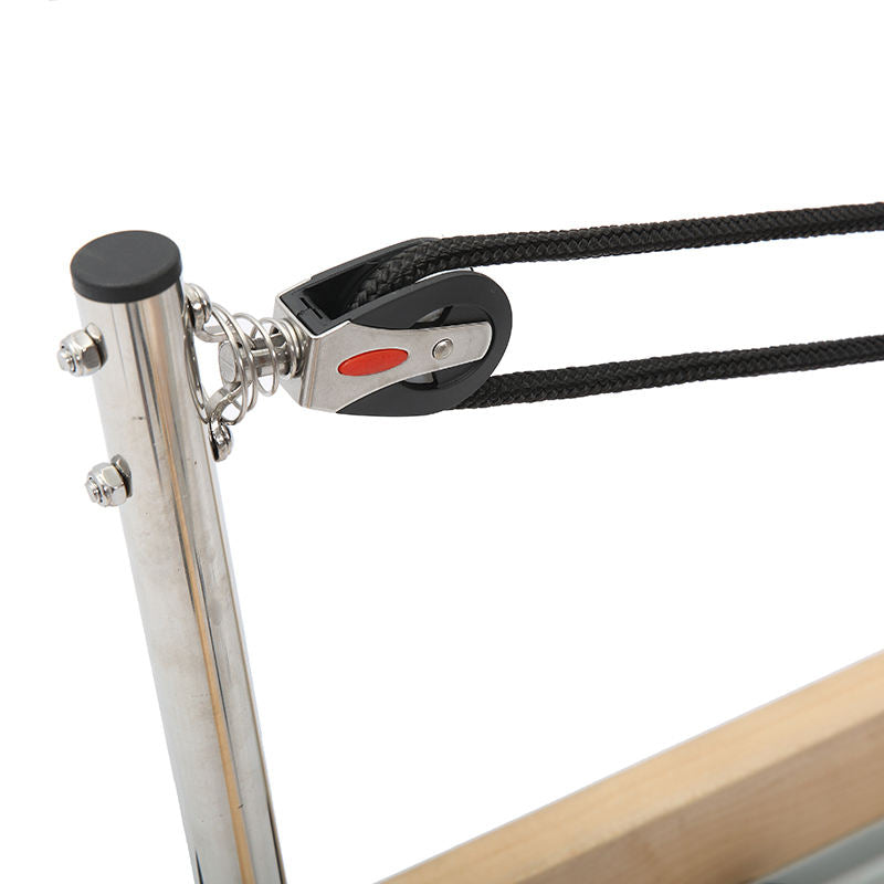 Folding Pilates reformer