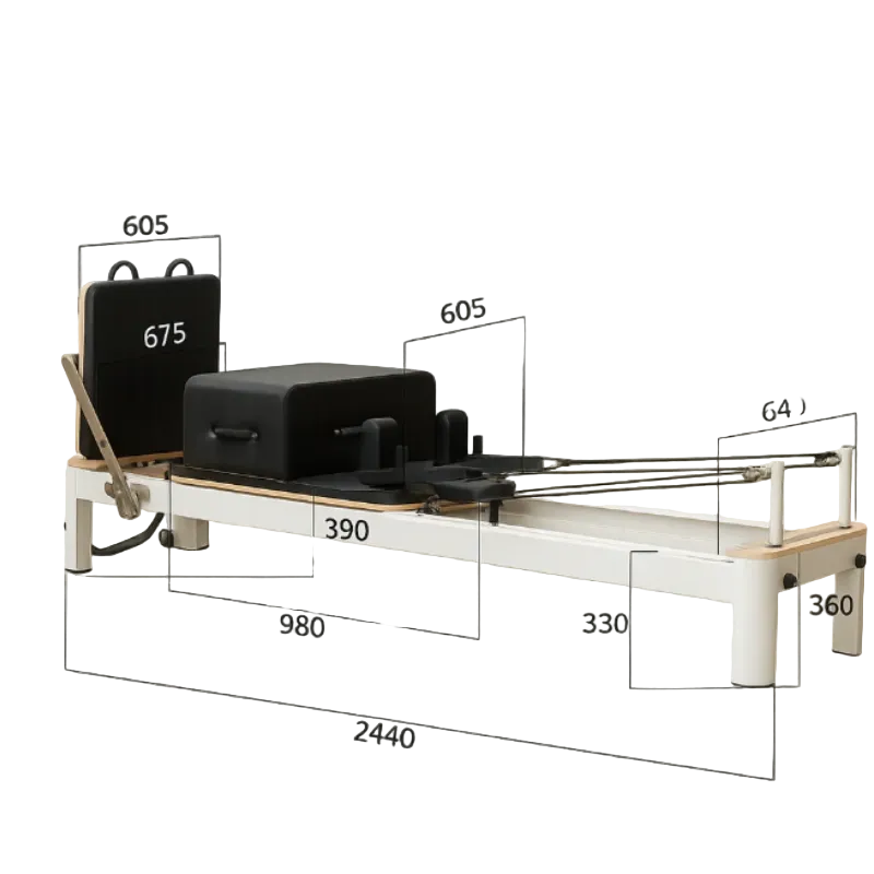 Aluminium Pilates reformer